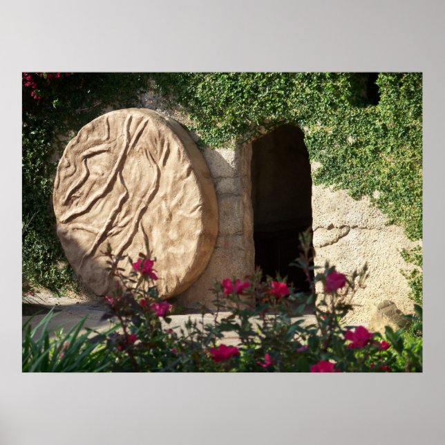 Easter Empty Tomb of Jesus Christ Poster Photo (Front)