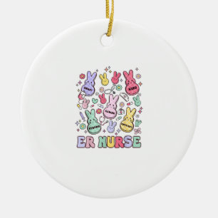 Easter ER Emergency Department Nurse Practitioner  Ceramic Tree Decoration