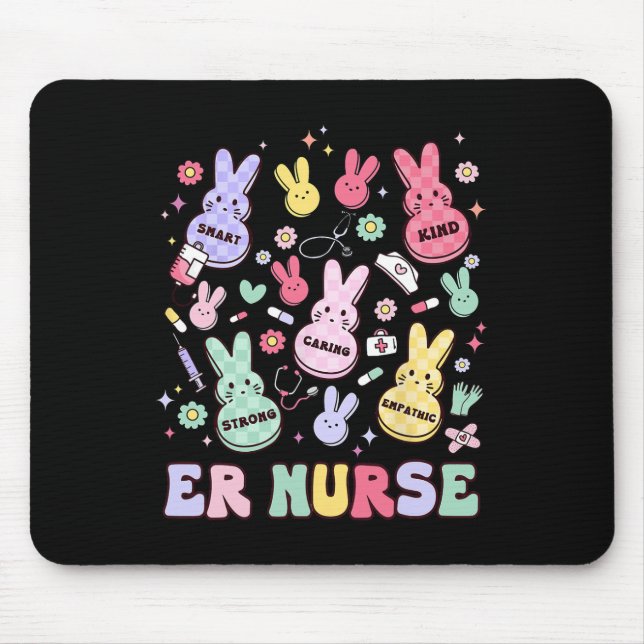 Easter Er Emergency Department Nurse Practitioner  Mouse Mat (Front)