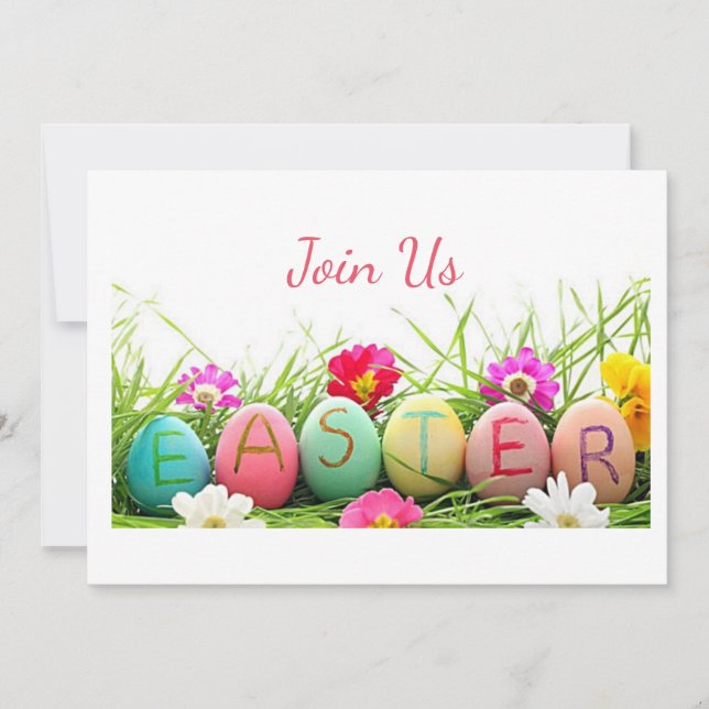 ***EASTER** EVENT "JOIN US" INVITATION (Front)
