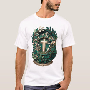 Easter Evergreen Glory Wreath, Believer's Hope Gif T-Shirt