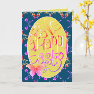 Easter Faberge-inspired Rose Heart Card