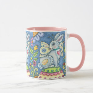 EASTER FAIRY, RABBIT MUG Combo Pink *Customise