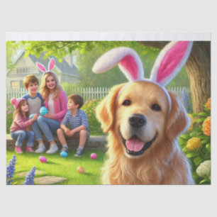 Easter Family Dog Tissue Paper