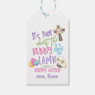 Easter Favour Tag, Christian Religious Easter tag