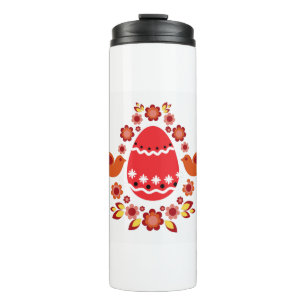 Easter Festival Theme Cute Egg Design Thermal Tumbler