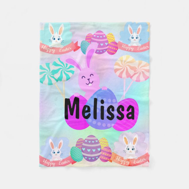Easter Fleece Blanket (Front)
