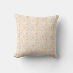 Easter Floral Fabric – Pastel Cute   Cushion