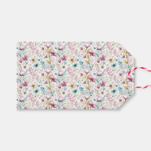 Easter Floral Garden Wrapping Paper Set Gift Tags