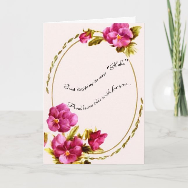 Easter Flowers Card (Front)