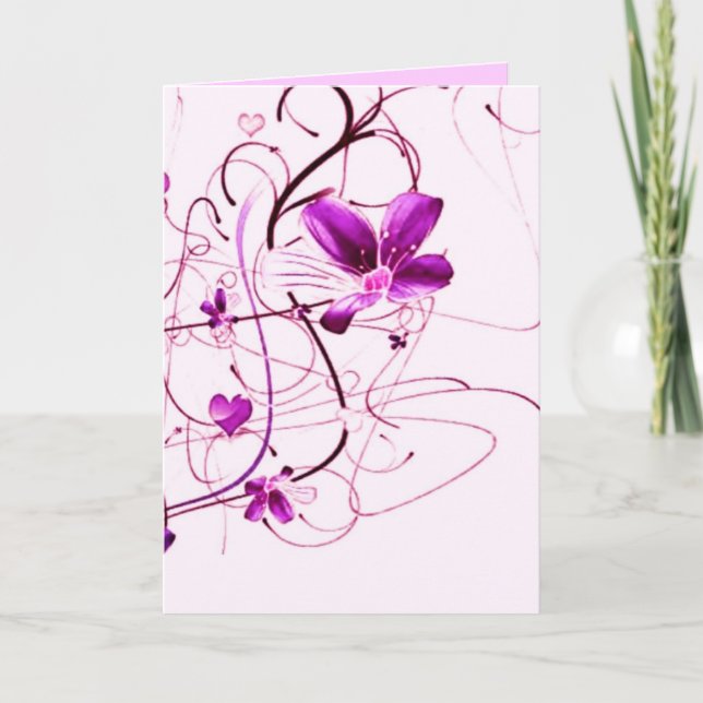 Easter Flowers Card (Front)