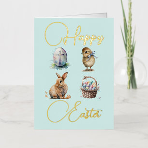 Easter Foil Greeting Card