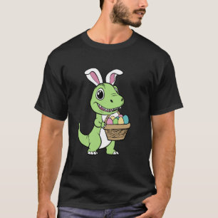 Easter For Boys Toddler T-Rex Dinosaur Easter Egg T-Shirt