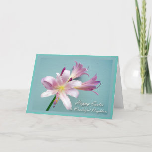 Easter for Neighbours, Resurrection Lily Holiday Card