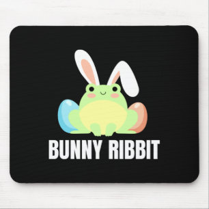 Easter Frog Bunny Ribbit Amphibian Design Mouse Mat