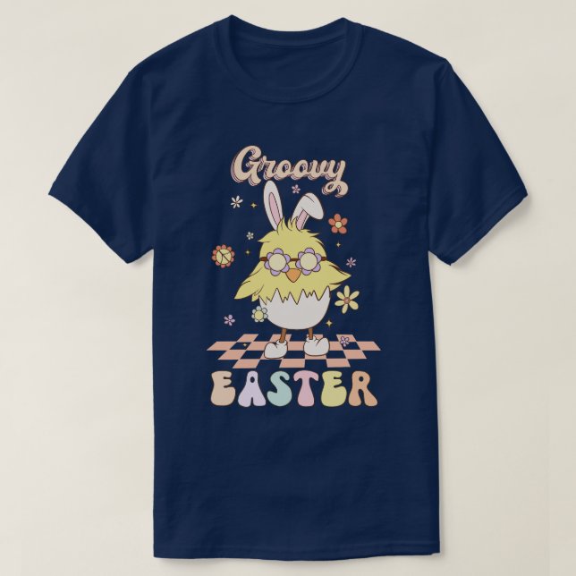 Easter Funny Easter Chick Disco Floor Gift T-Shirt (Design Front)