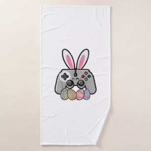 Easter Gaming Controller Bunny Ears Boys Kids Yout Bath Towel