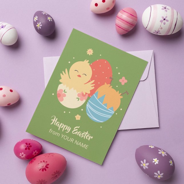 Easter Garden Chick Card (Creator Uploaded)