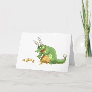 Easter Gator Card (Blank Inside)