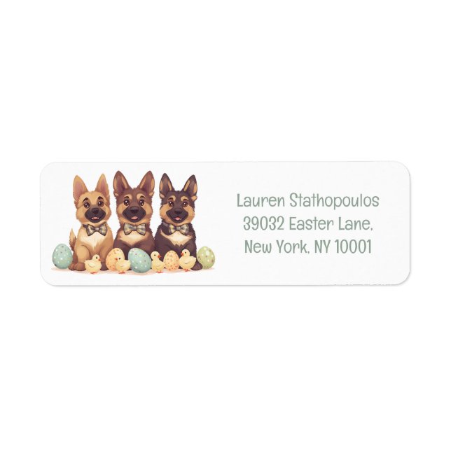 Easter German Shepherd Dogs (Front)