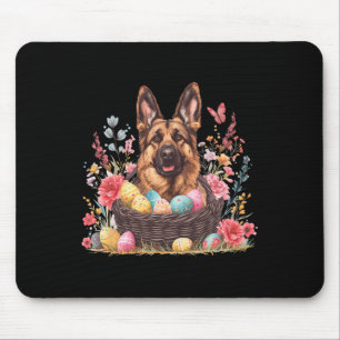 Easter German Shepherd Shirts Funny Easter Lover Mouse Mat