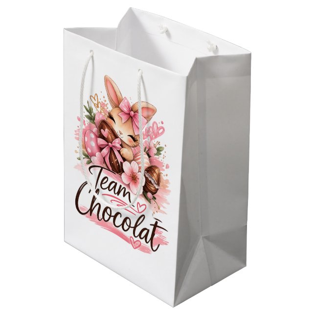 Easter Gift Bag "Chocolate Team" (Back Angled)