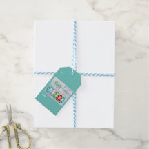Easter Gift Tag with Festive Eggs