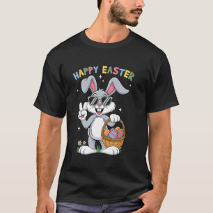 Easter Gifts Rabbit Peace Easter Basket Easter Out T-Shirt