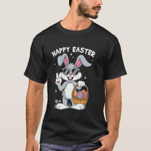 Easter Gifts Rabbit Peace Easter Basket Easter Out T-Shirt