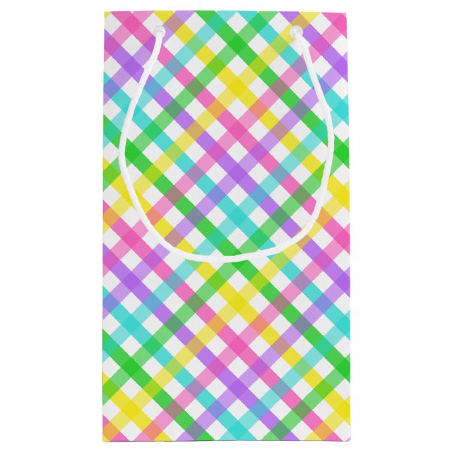 Easter Gingham 8 Gift Bag (Back)