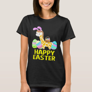 Easter Giraffe Bunny Egg For Men Women Kids T-Shirt