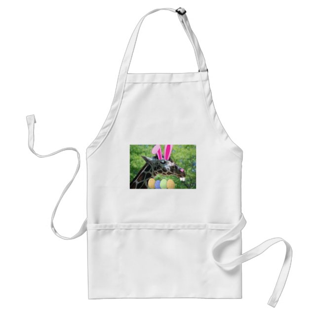 Easter Giraffe Standard Apron (Front)