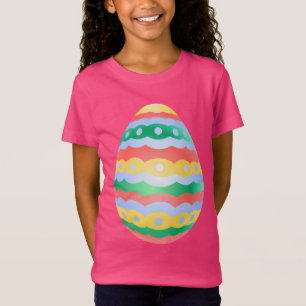 Easter Girl's T-Shirt Kid's Easter Egg T-shirt