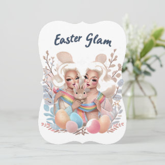 Easter Glam Drag Queen Easter Card
