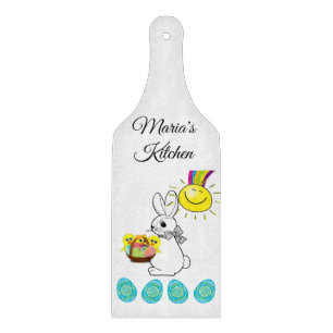 Easter Glass Cutting Board