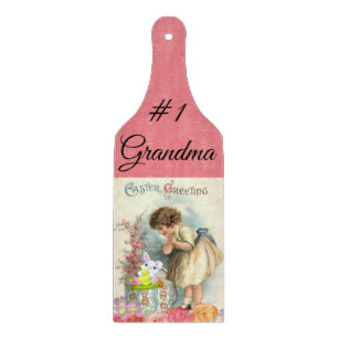 Easter Glass Cutting Board