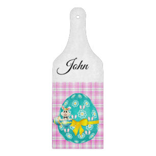 Easter Glass Cutting Board