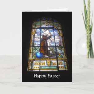 easter glass holiday card