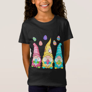 Easter Gnome Egg Hunting - Cute Gnomes Holding Eas T-Shirt