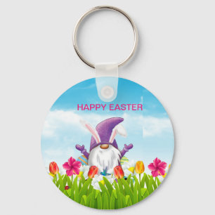 Easter Gnome Key Ring