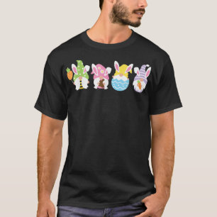 Easter Gnomes Easter Egg Hunting Basket Bunny East T-Shirt