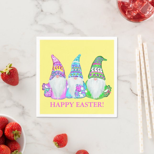 EASTER GNOMES NAPKIN (Insitu)