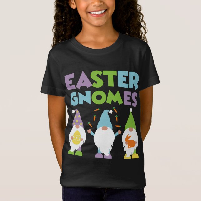 Easter Gnomes Rabbit Easter Egg Happy Easter Day G T-Shirt (Front)