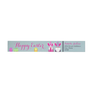 Easter Gnomes Wrap Around Label