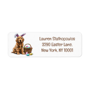 Easter Golden Retriever Puppy Bunny Ears