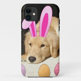 Easter Golden Retriever Puppy iPhone 11 Case