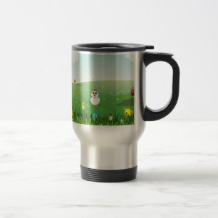 easter grass travel mug