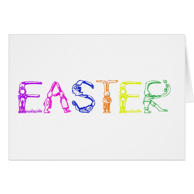 Easter Greeting Card (Front Horizontal)