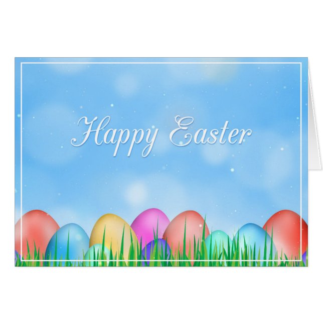 Easter Greeting Card (Front Horizontal)