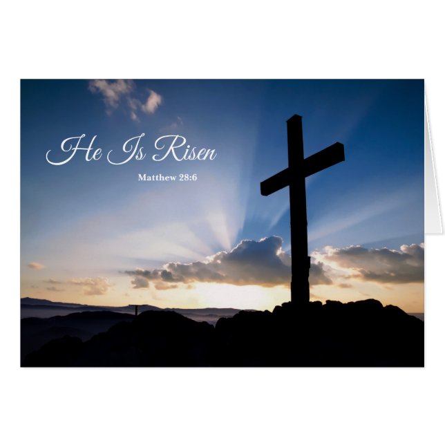 Easter Greeting Card (Front Horizontal)